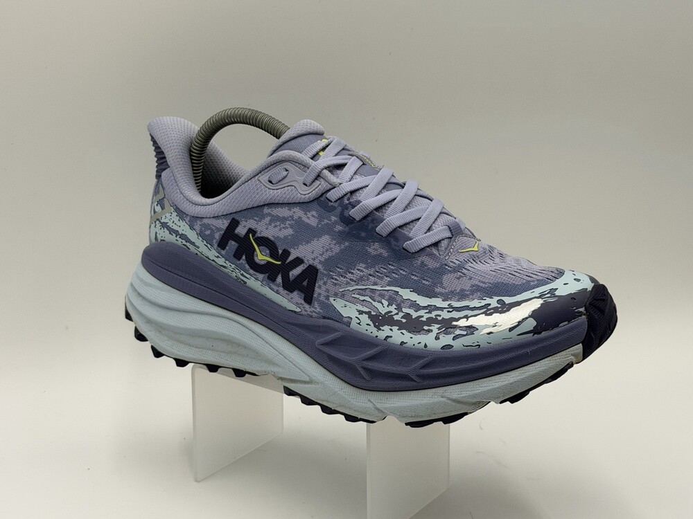 Hoka Stinson 7 Women’s Size 9B Trail Running Shoes Cosmic Gray Moonlight